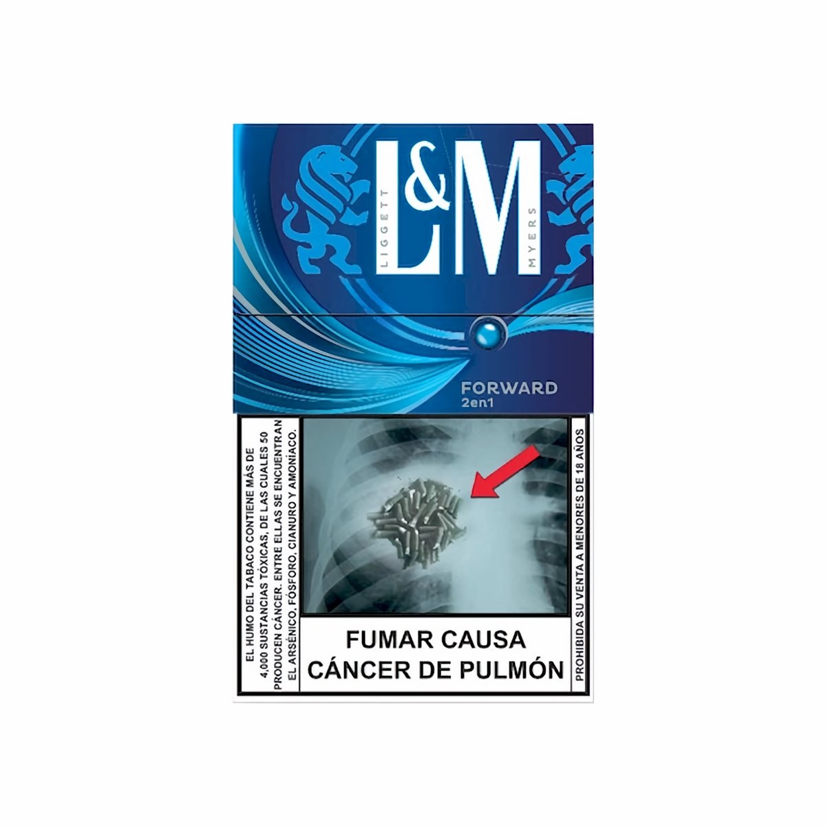 CIGARRILLOS (MARLBORO CRAFTED) L Y M CRAFTER BLUE SOFT  KS AZUL